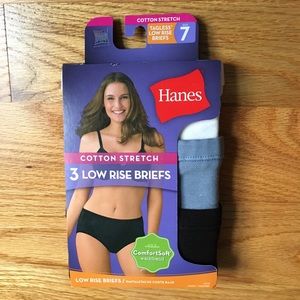 Hanes Cotton Stretch Low Rise Briefs